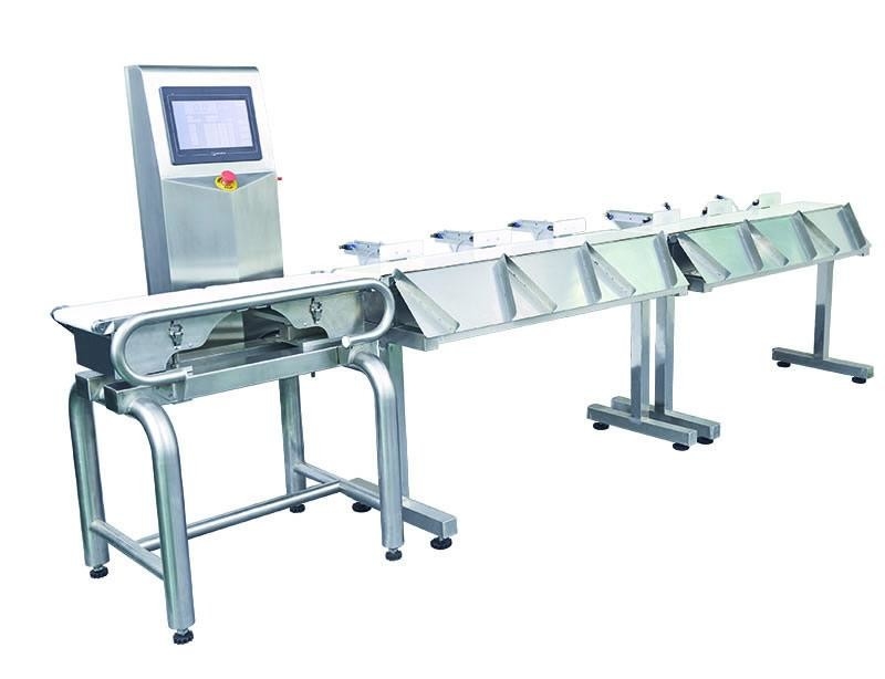 Automatic Sweep Arm Weight Sorting Machine Chicken Duck Fish Food Weight Sorter Grader
